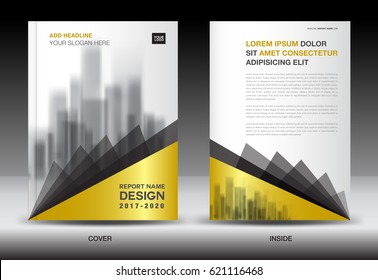 Business Brochure flyer templater, Gold cover design, annual report, Book, Magazine ads, company Profile, layout in A4 size, poster, catalog, newsletter, Advertisement, presentation, infographics
