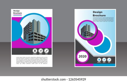 business brochure layout design template, cover book, Leaflet advertising, poster, magazine, Business Financial for background.