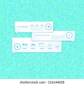 Business brochure layout element 