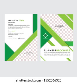 Business Brochure Layout Template Vector