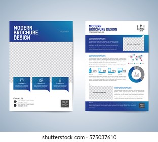 Business brochure, leaflet, flyer,  annual report,  cover design template vector background. layout A4 size. 