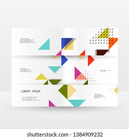 Business brochure, leaflet, flyer and banner cover template. Abstract composition concept for your design.