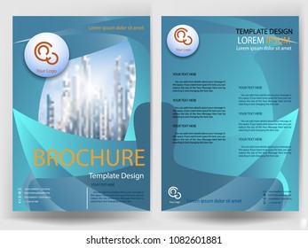 Business Brochure modern Design Template.colorful art style.for Cover business brochure,layout or flyer template, poster, magazine, annual report,presentation,Front page book cover