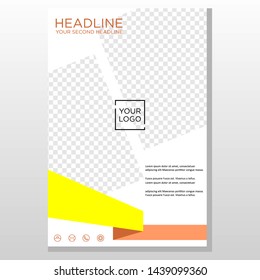 Business brochure, poster, flyer design template vector