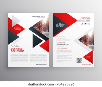 Flyer Design Business Brochure Template Booklet Stock Vector (Royalty ...