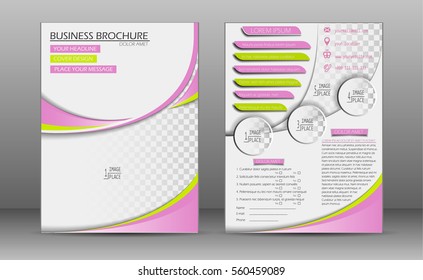 Business brochure template.