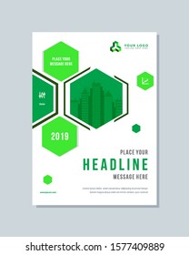 Business brochure, template a4 vector design. Leaflet, cover, corporate presentation abstract background.