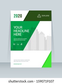 Business brochure, template a4 vector design. Leaflet, cover, corporate presentation abstract background.