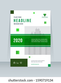 Business brochure, template a4 vector design. Leaflet, cover, corporate presentation abstract background.