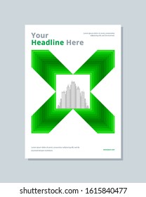 Business brochure, template a4 vector design. Leaflet, cover, corporate presentation abstract background.