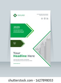 Business brochure, template a4 vector design. Leaflet, cover, corporate presentation abstract background.