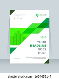 Business brochure, template a4 vector design. Leaflet, cover, corporate presentation abstract background.