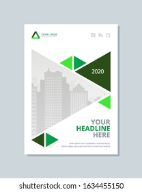 Business brochure, template a4 vector design. Leaflet, cover, corporate presentation abstract background.