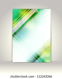 Business brochure template, abstract technology design
