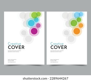 Business Brochure or template, annual report cover design background EPS 10