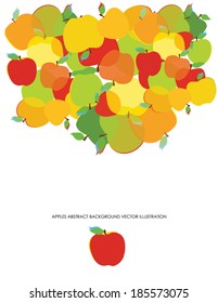 Business brochure template, apple concept, vector illustration 