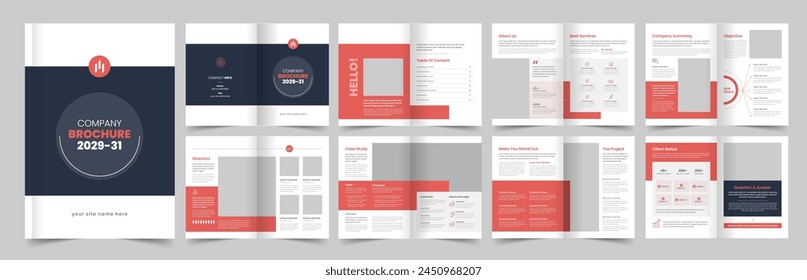 Business Brochure Template, Company Profile, Corporate Brochure, Print Ready