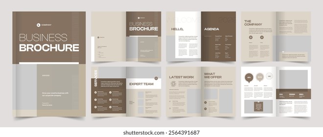 Business Brochure Template, Company Profile, Corporate Brochure