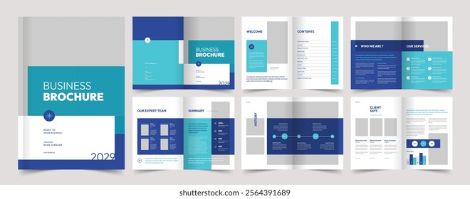 Business Brochure Template, Company Profile, Corporate Brochure