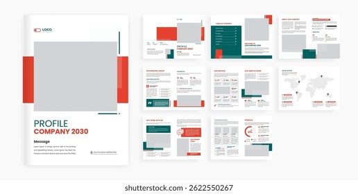 business brochure template company profile design
