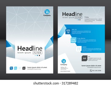 Business brochure template. Brochure template design. Vector illustration