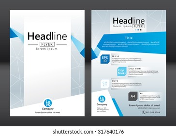 Business brochure template. Brochure template design. Vector illustration