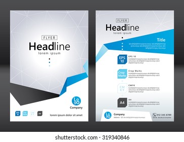 Business brochure template. Brochure template design. Vector illustration