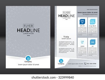 Business brochure template. Brochure template design. Vector illustration