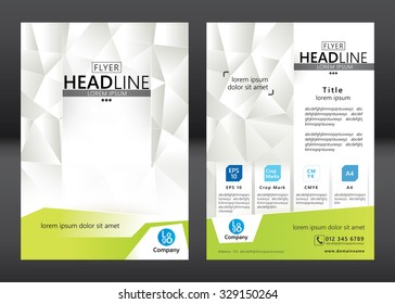 Business brochure template. Brochure template design. Vector illustration