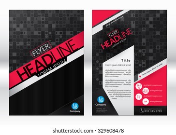 Business brochure template. Brochure template design. Vector illustration