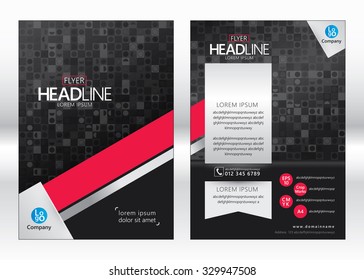 Business brochure template. Brochure template design. Vector illustration