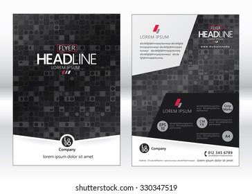 Business brochure template. Brochure template design. Vector illustration