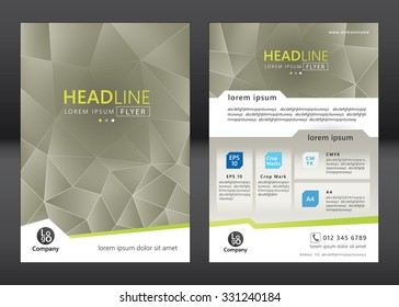Business brochure template. Brochure template design. Vector illustration