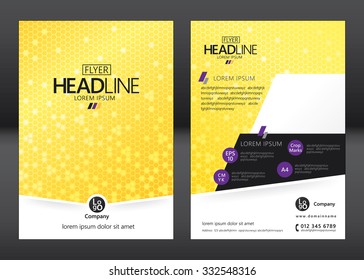 Business brochure template. Brochure template design. Vector illustration