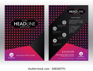 Business brochure template. Brochure template design. Vector illustration