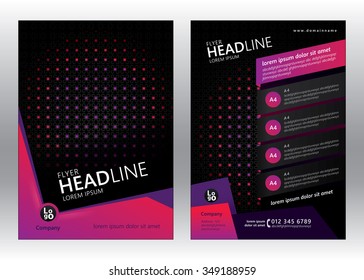 Business brochure template. Brochure template design. Vector illustration