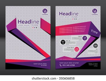 Business brochure template. Brochure template design. Vector illustration