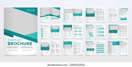 business brochure template editable vector design