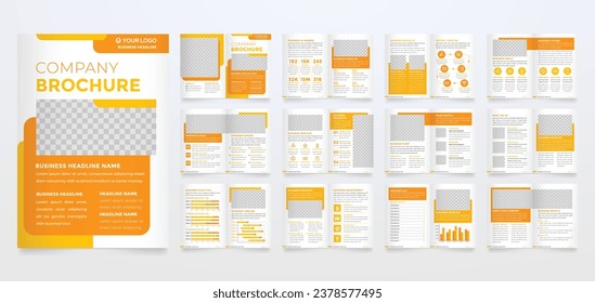 business brochure template editable vector design