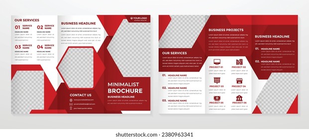 business brochure template editable vector design