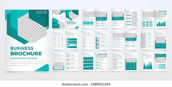 business brochure template editable vector design