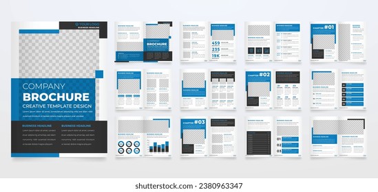 business brochure template editable vector design