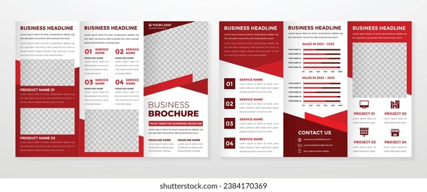 business brochure template editable vector design