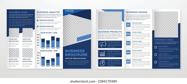 business brochure template editable vector design