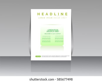 Business brochure template, Business flyer, Editable A4 poster for design, education, presentation, website, magazine page.
