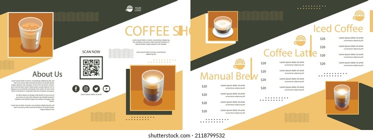 Business brochure template graphic illustration design 2022.