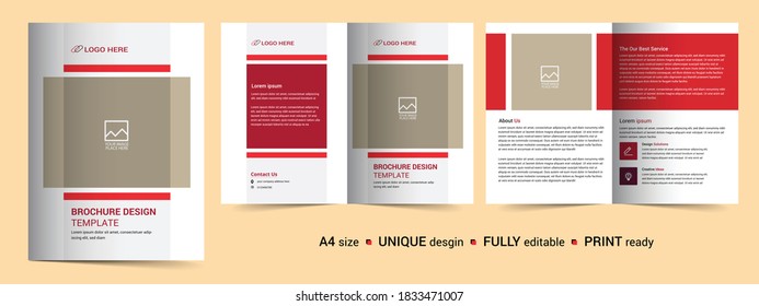 business brochure template layout design, corporate brochure editable template layout, minimal business brochure booklet template design. Brochure cover, cover page.