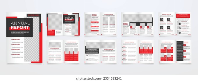 business brochure template with modern concept and minimalist layout use for business profile and product catalog