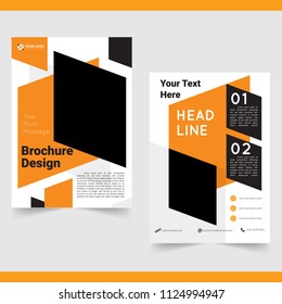 Business Brochure Template simple and Elegant, for cover, annual report and presentation.