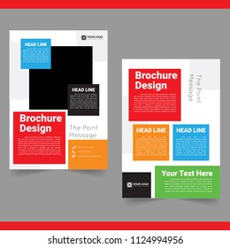 Business Brochure Template simple and Elegant, for cover, annual report and presentation.